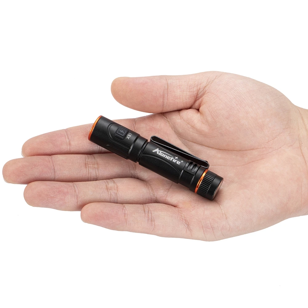 EDC Keychain Flashlight Portable Mini Torch Type-C Rechargeable Work Light With Pen Clip And Tail Magnet X81 images - 6