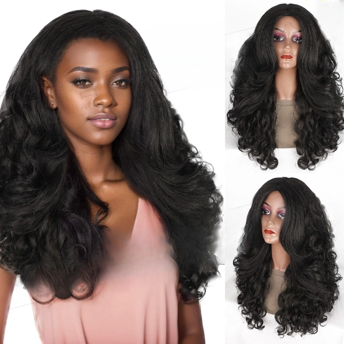 

Wig Women's Fashion Chemical Fiber Headgear