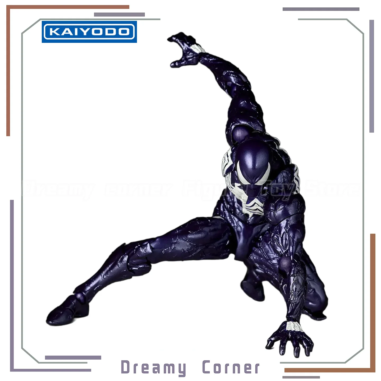 

【Pre-sale】KAIYODO Revoltech MARVEL VENOM SPIDER-MAN Symbiote Purple Version Action Figure