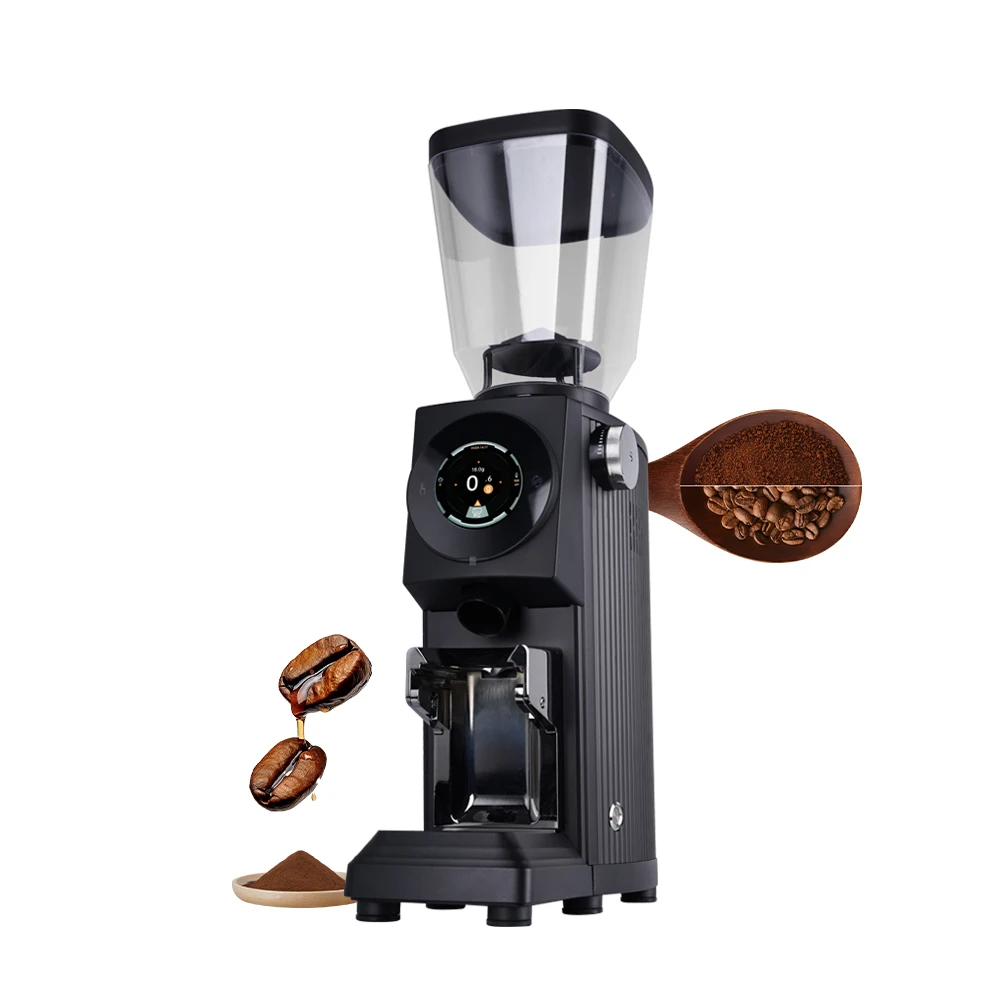 

Коммерческая электрическая кофемолка с плоскими жерновами из нержавеющей стали 83 мм, 110/220 В, 1450 об/мин, 600 Вт, автоматическая кофемолка для эспрессо