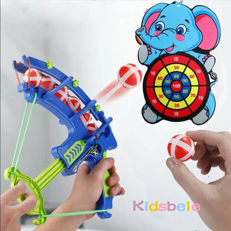 Montessori Throw Sport Slingshot Target Sticky Ball Dartboard Basketball Board Games Educational Children's outdoor Game toy