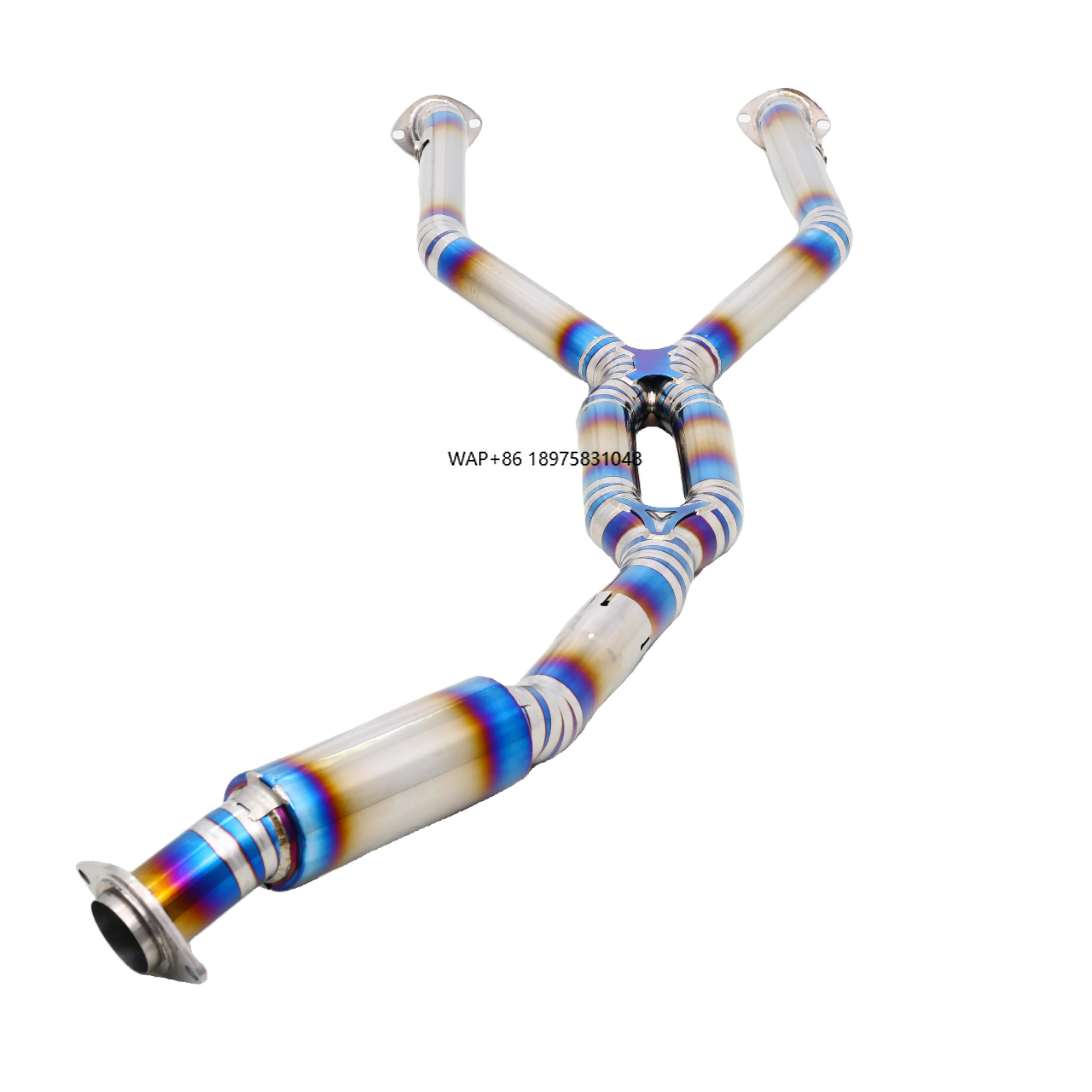 New Condition RES Mirror Polished 1.2mm Thick Titanium Alloy Valvetronic Catback Exhaust System for ISF 5.0L