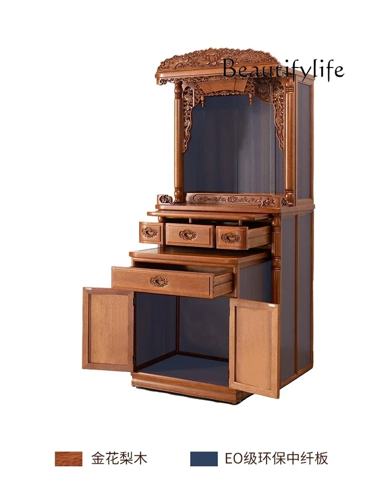 

Chinese Style Shrine Table Modern Simple and Light Luxury Living Room Altar Cabinet Small Freezer God of Wealth