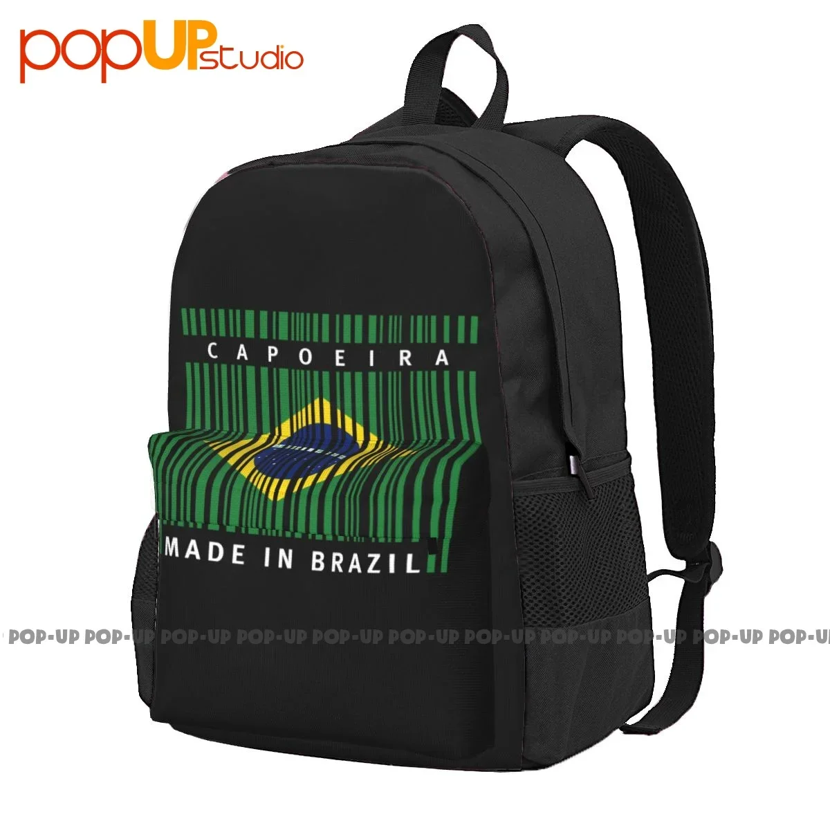 

Capoeira Made In Brazil Large Capacity Backpack School Schoolbag Gym Tote Bag School Sport Bag