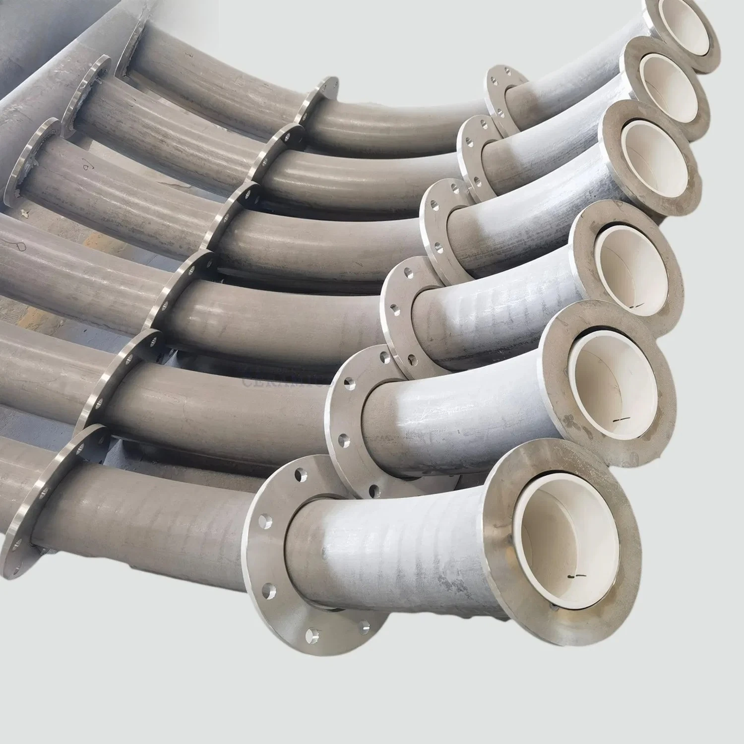

Customized integral wear-resistant ceramic pipeline, corrosion-resistant lithium battery material for desulfurization