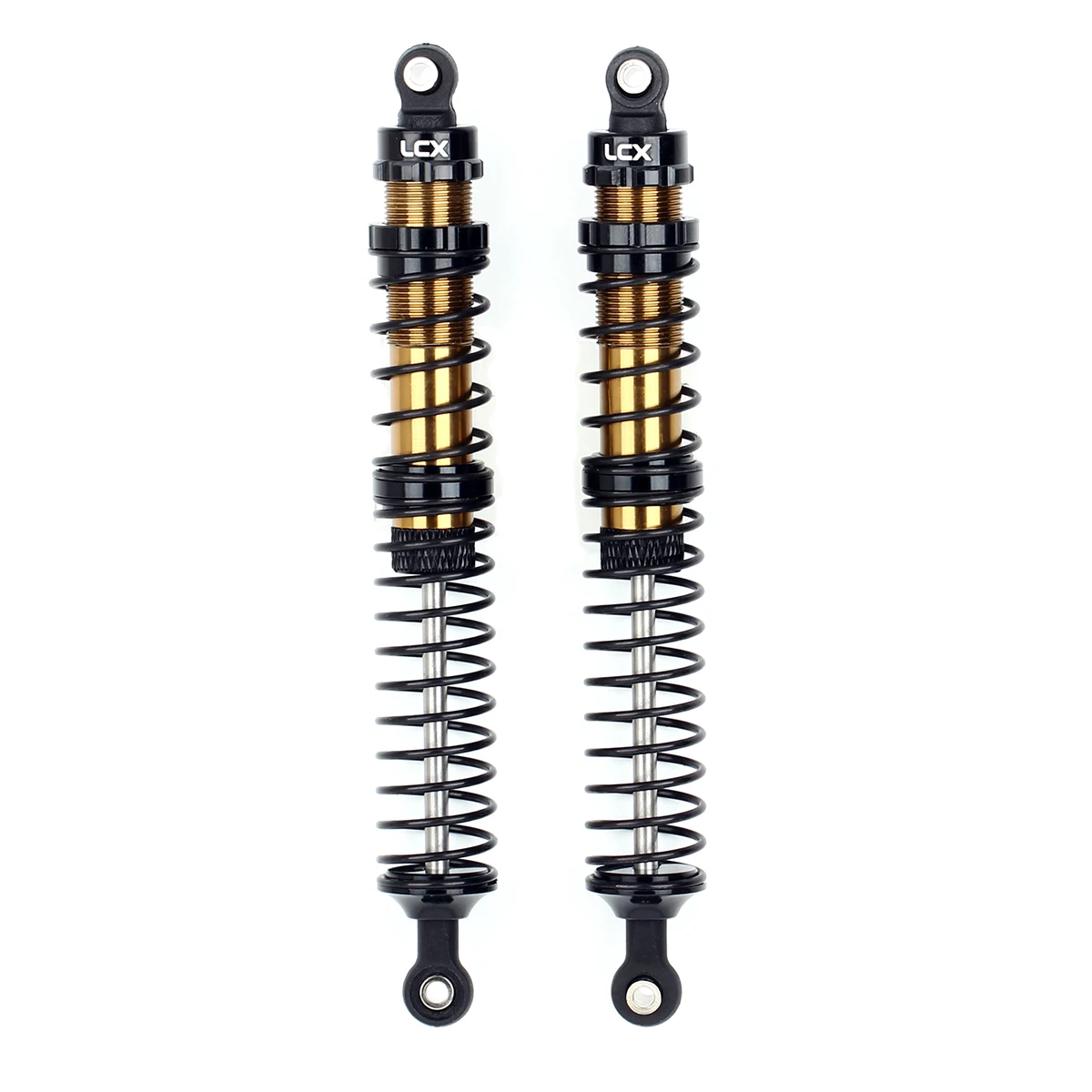 LCX Racing 1/10 RC Crawler CNC Aluminum Suspension Shock Set 131mm 146mm for Axial RBX10 RYFT Upgrades Parts Accessories