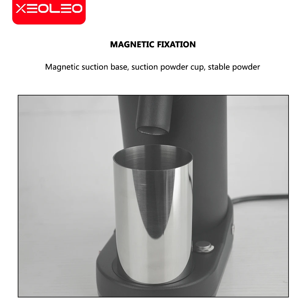 XEOLEO Elektrische Kaffeemühle 40mm Konische Gratmühle Blasbehälter Titaninum/SS 150W Kaffeebohnenmühle Maschine Kaffeemühle