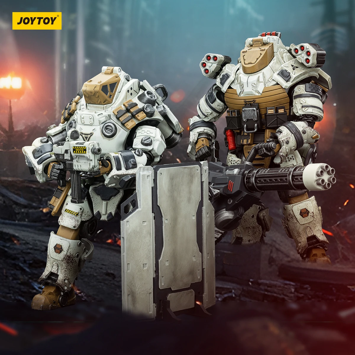 

JOYTOY Battle For The Stars Sorrow Expeditionary Forces 09th Legion Rescue Squad-Heavy Gunner Medical Oificer Action Figures