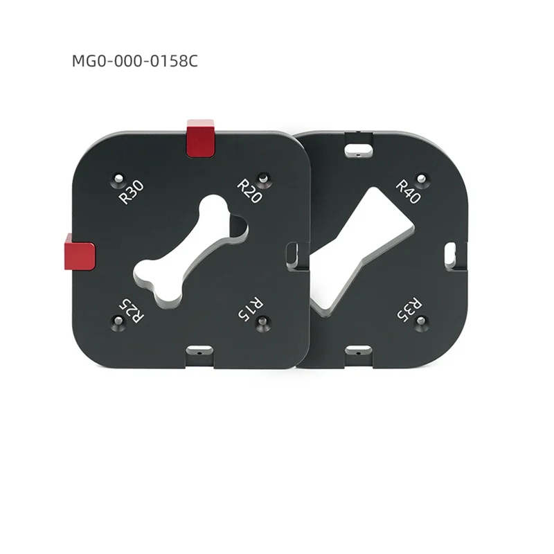 Classy-Pocket Radius Jig Router Cutting Fillet Template 4 In 1 R-Angle Arc Chamfering Template Round Corner Quick Cutting Mold