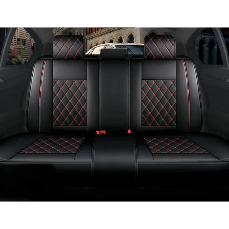 Universal Luxury Car Seat Covers Four Seasons Leather Fashion Design Custom Car Seat Cover Full Five Seats