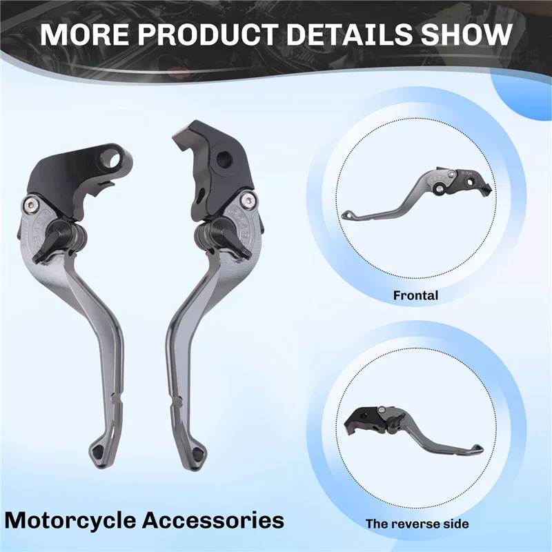 

For Yamaha Yzf R1 R6 Yzfr1 Yzf-R6 Yzf-R6 1999-2004 Motorcycle Brake Clutch Lever Adjust Bull Horn Motorbike