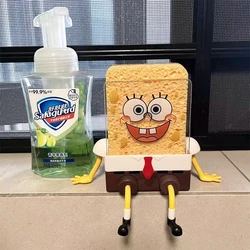 Cute Sponge-Bob Dishwashing Brush Storage Holders Drain Rack Dishwasher Cleaning Utensil Kitchen Drainer Rack Brush Tools