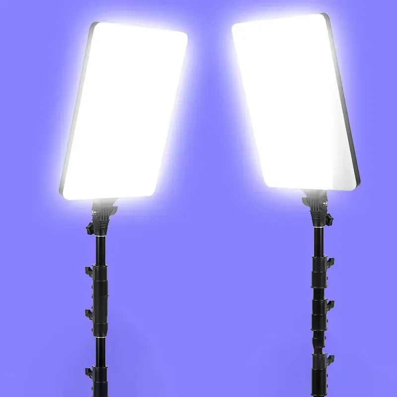 19 LED Video Light Panel 100W Photographic Lighting with Tripod Remote Control Photo Studio Fill Light