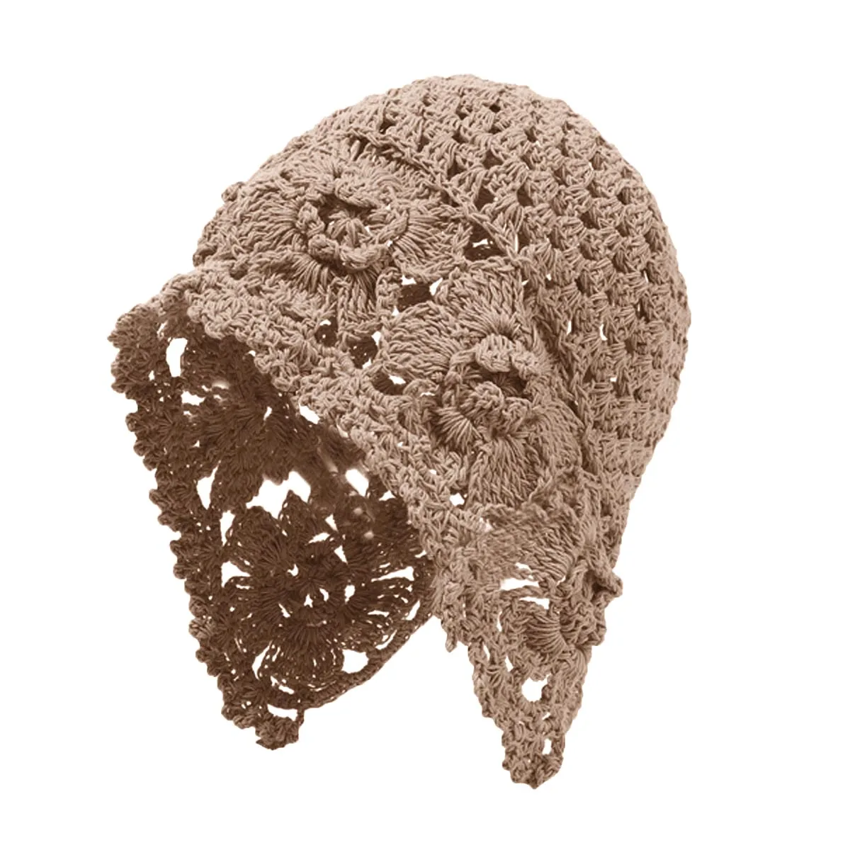 

BomHCS Lightweight Handmade Knitted Skull Cap Earflap Women Lady Beanie Hat