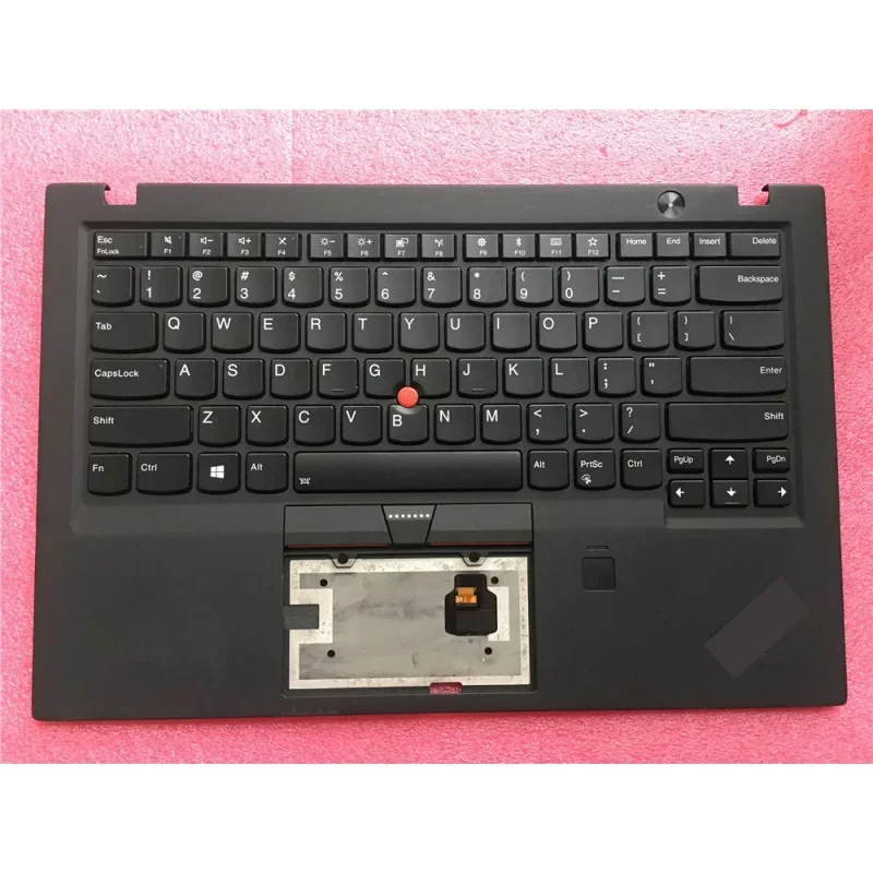 New Original for Lenovo ThinkPad X1 Carbon 5th Gen Palmrest Cover With Backlight Keyboard Fingerprint 01LX508 01LX548 01HY027