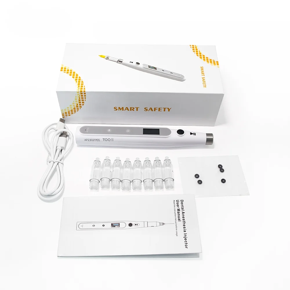 Dental Anesthesia Injector Painless Electric Wireless Local Anesthesia Pen With Operable LCD Display Chargeable Dentistry Tool