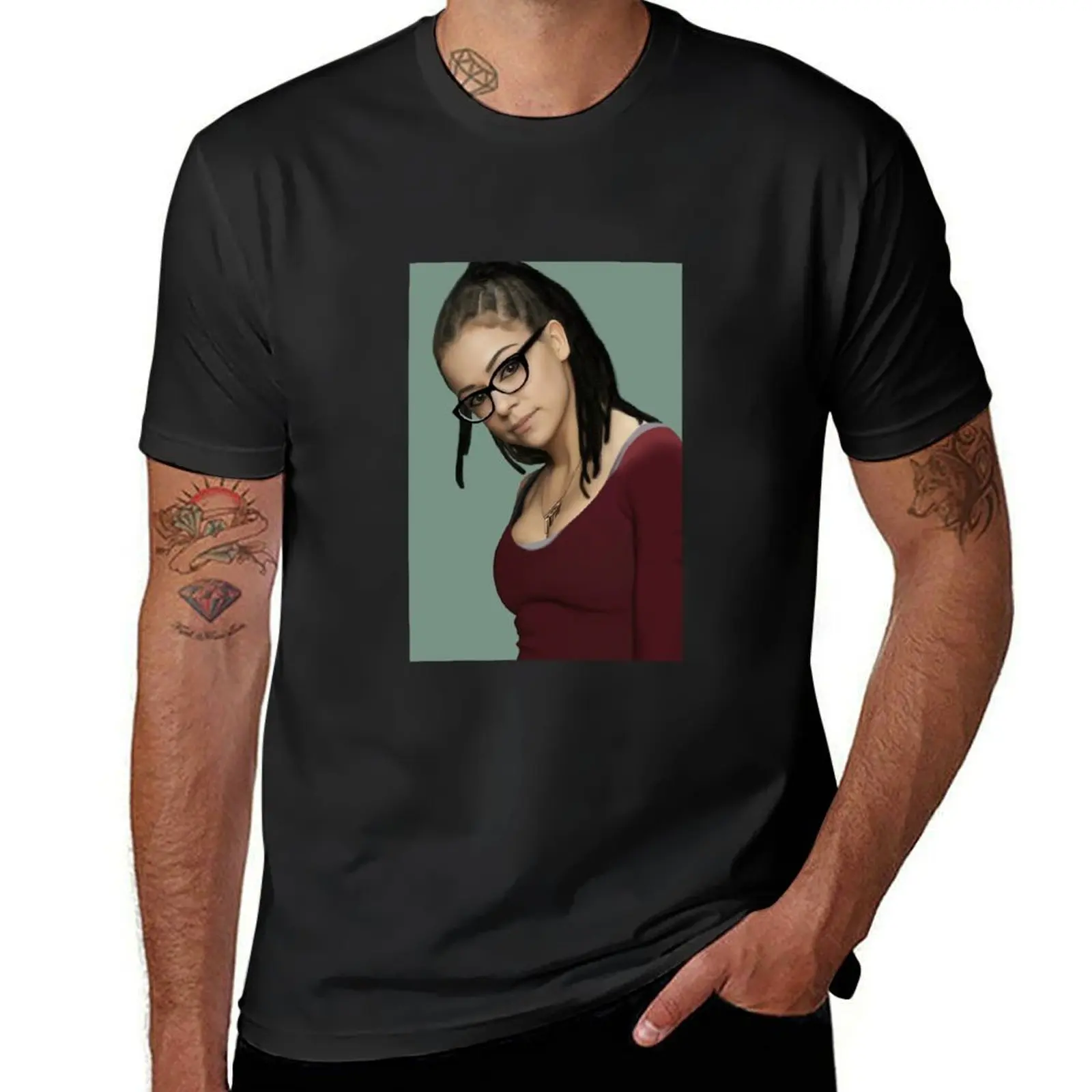 Cosima Niehaus Orphan Black fan art Painting T-Shirt sports fans customs sweat shirts, men