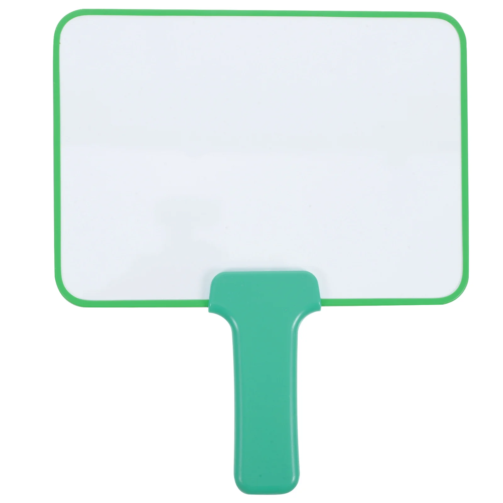 Small Whiteboard Dry Erase with Stand Hand Holding Sign Green Plastic Child Fridge Magnets