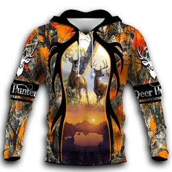 New Hunting Animal Goat Ancient Classic New Fashion Street Wear Unisex 3D Printed Hoodie Sweatshirt Red Jacket