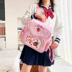 Preppy Style Dot School Backpack for Teenage Girls School Book Bags Children Large Backpacks Mochila