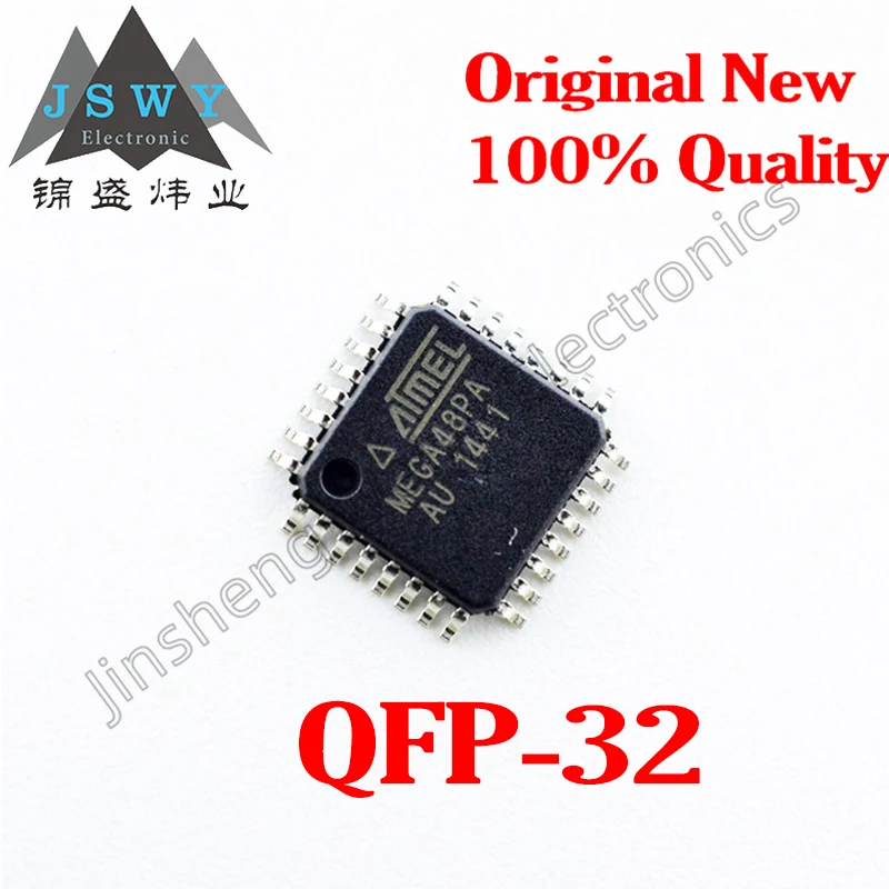 

5-10PCS ATMEGA48PA-AU LQFP32 Microcontroller Microcontroller ATMEGA48PA 100% Brand New Original Stock-free Shipping