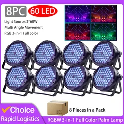 3w * 60 LED RGB 3 in 1 Par Licht dmx 512 Sound Control DJ Party Lichter Hochzeit Disco Lichter Ballsaal Club Projektion Bühnen lampe