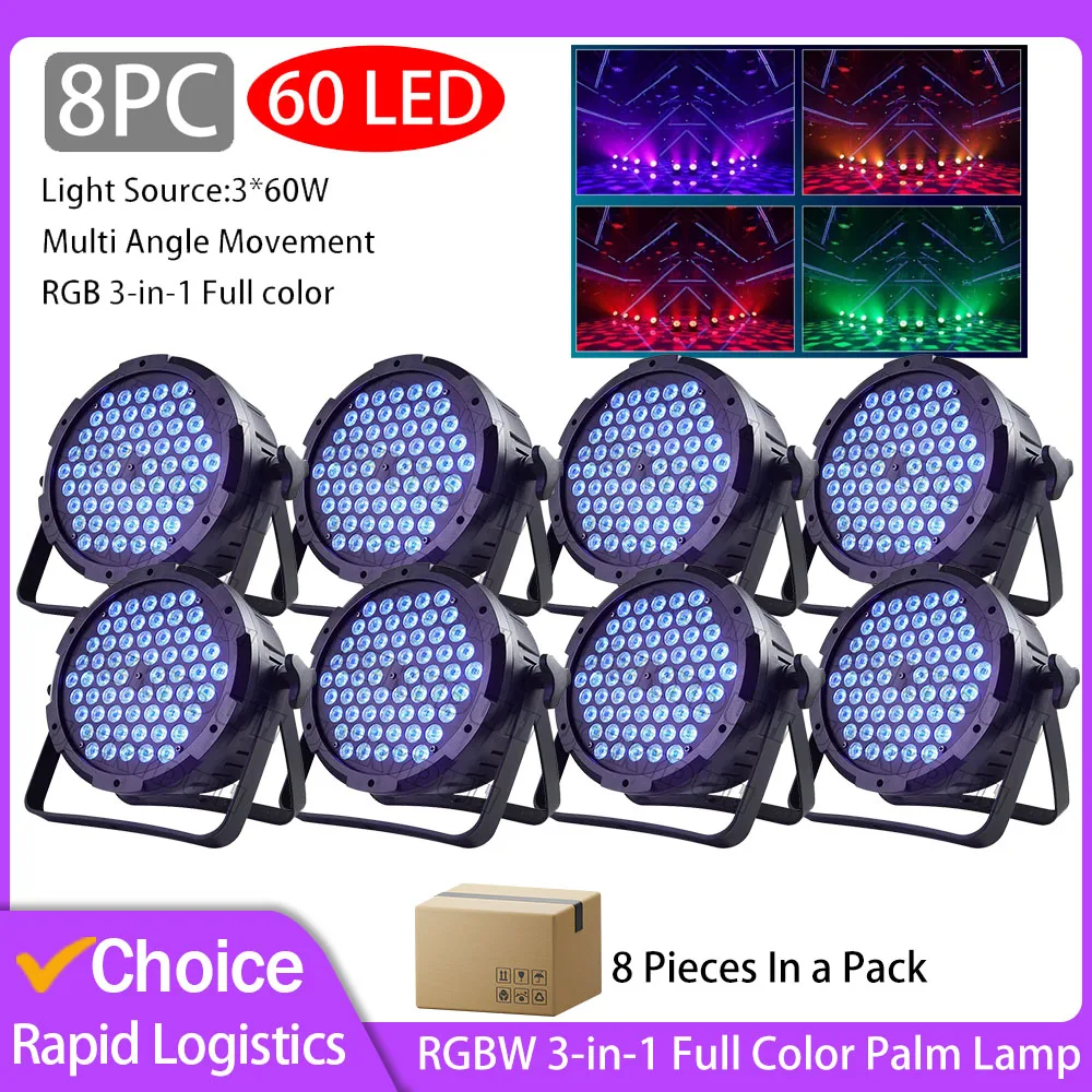 3w*60 led rgb 3 w 1 par light dmx 512 sound control dj party lights wedding disco lights ballroom club projection stage lamp