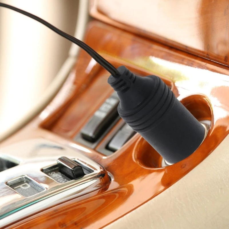 Cable USB USB 5V macho a 12V Cable adaptador enchufe para encendedor cigarrillos coche