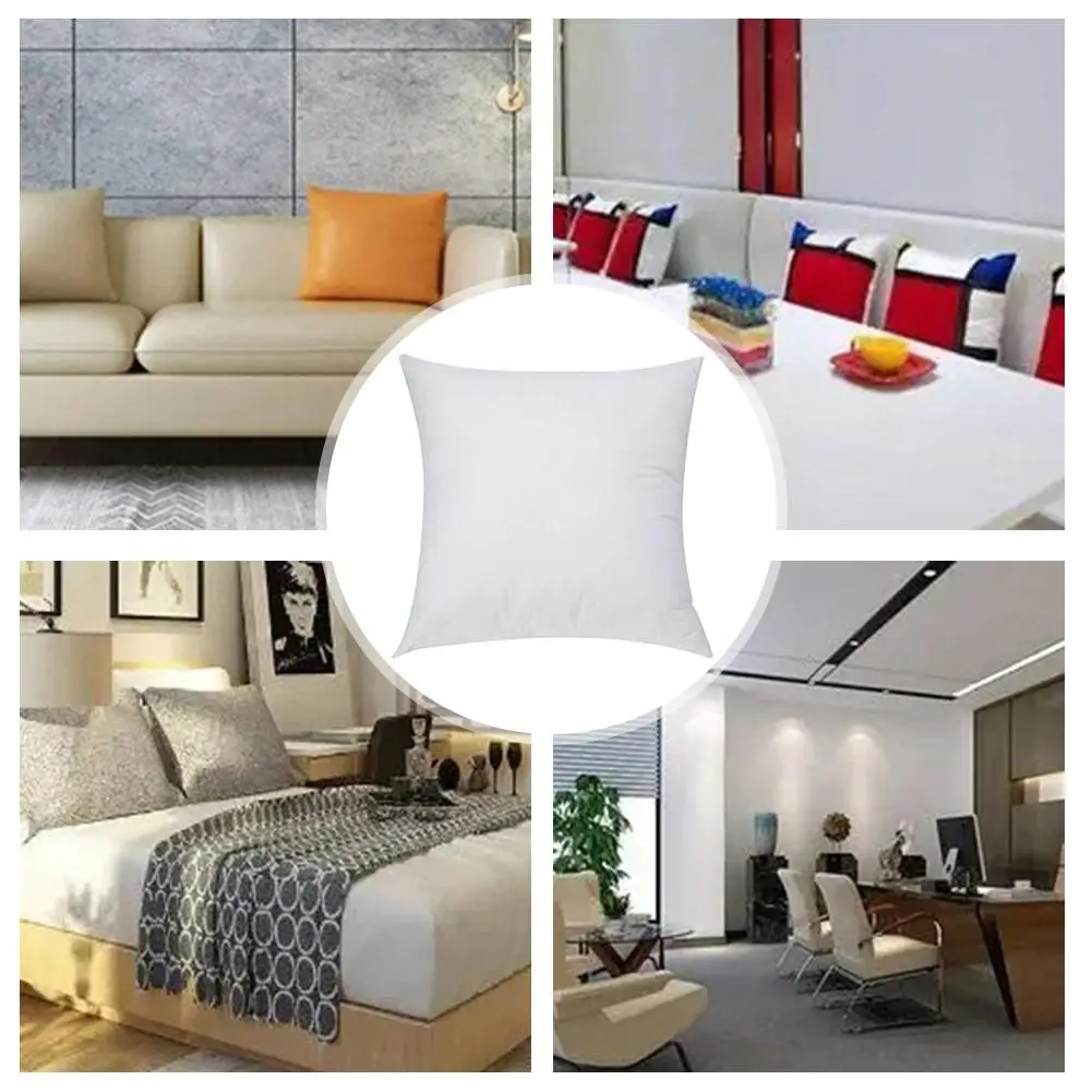 Bantal isi 40*40/35*35cm dengan inti bantal, kain tidak ditenun lembut elastis, bantalan mobil, inti bantal Sofa Hotel rumah