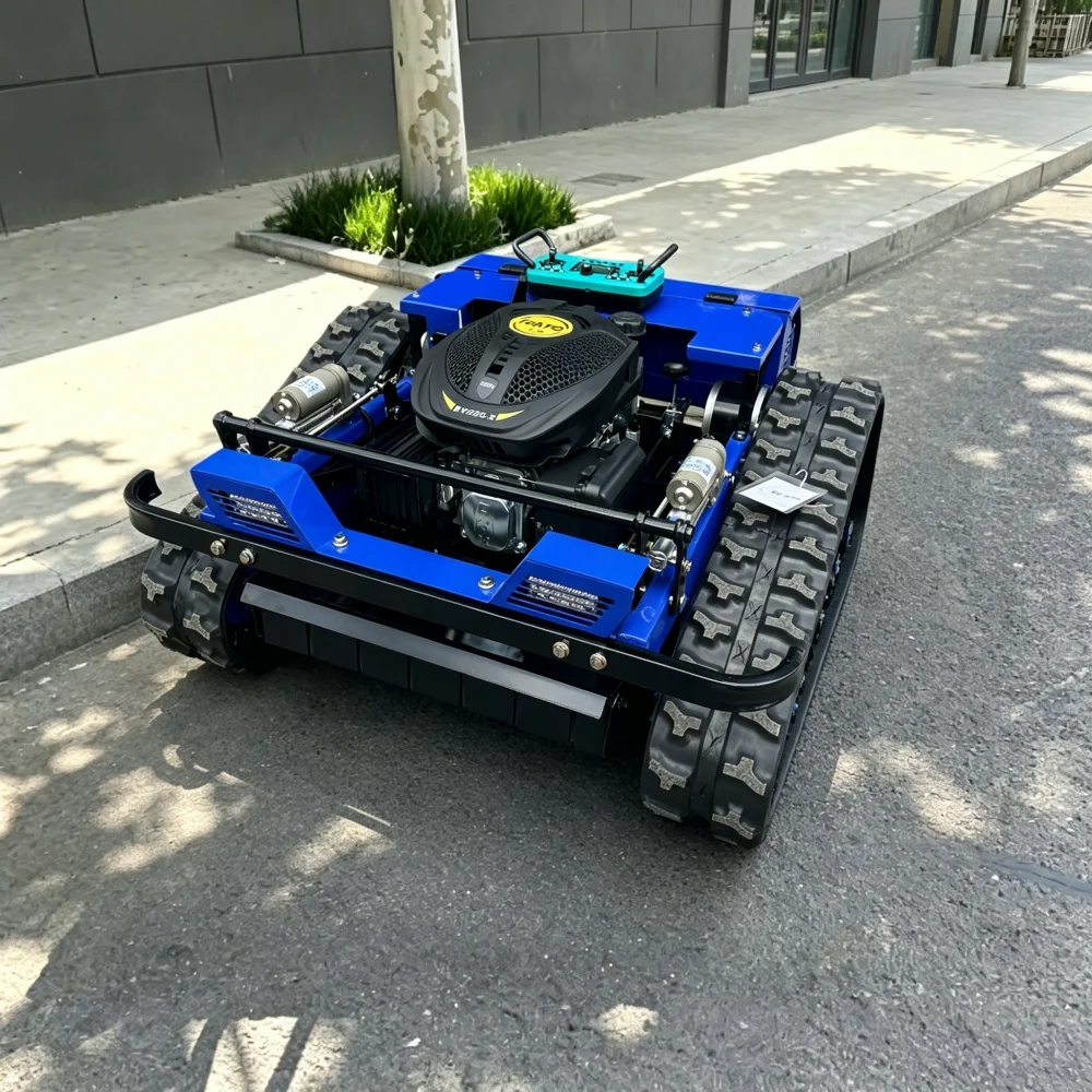 

Customization Tracked Lawn Mower Cordless Lawn Mower Simple Design Automatic Remote Control Lawn Prune Agriculture