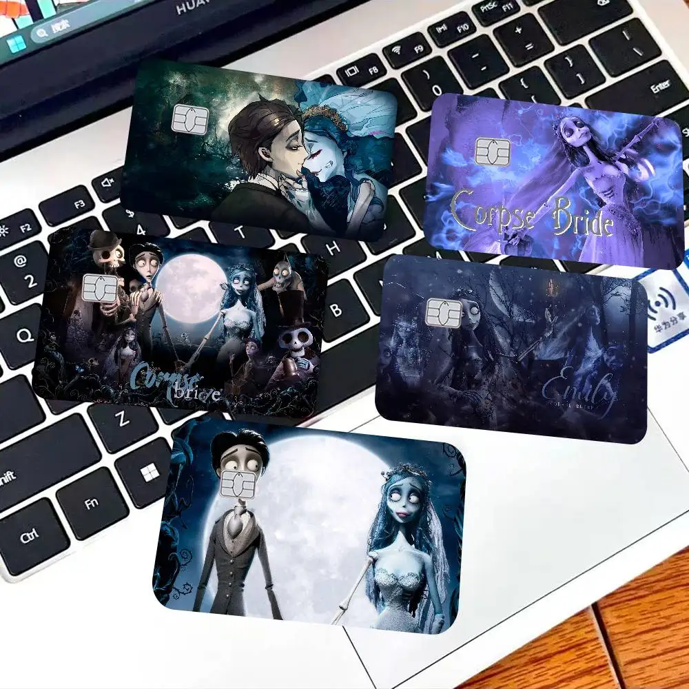 Animated Film C-Corpse B-Bride Cartoon Credit Card Skin Stickers For Bank Card …
