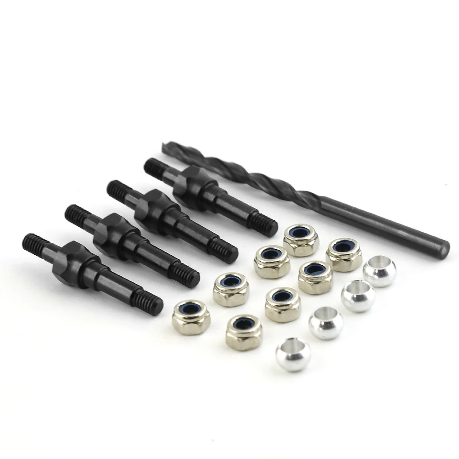 Zestaw śrub mocujących przednie i tylne amortyzatory ze stali węglowej do tuningu samochodów RC ARRMA 1/8 KRATON TYPHON   Akcesoria