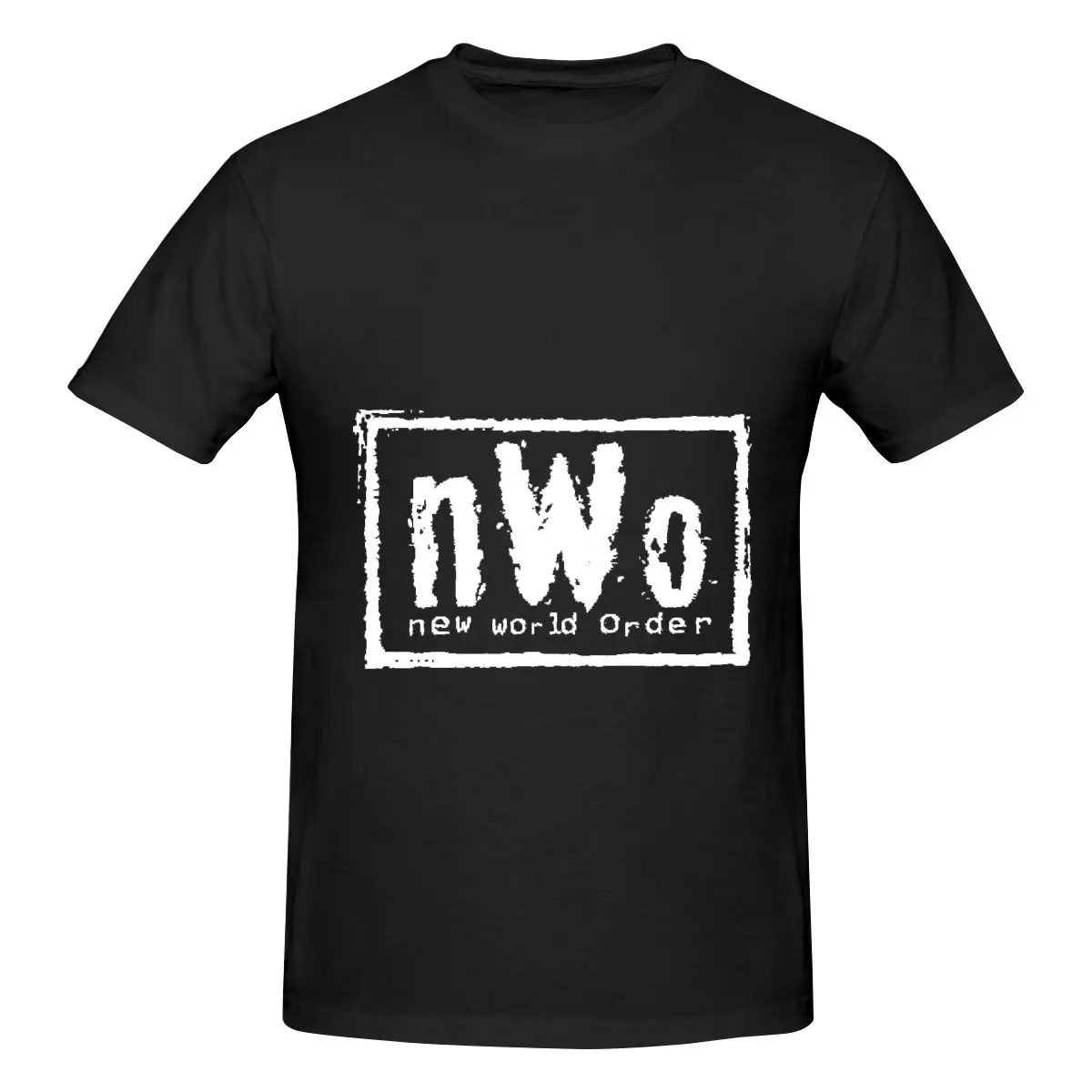 

High Quality 100% Cotton NWO New World Order Men's Basic Short Sleeve T-Shirt