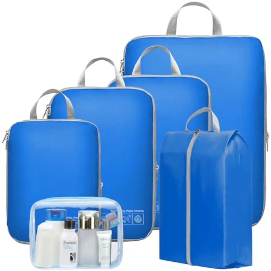 

Компрессионные упаковочные кубы Cambond для путешествий (женские) - Легкие органайзеры для багажа, упаковочные кубы для ручной клади в чемоданах