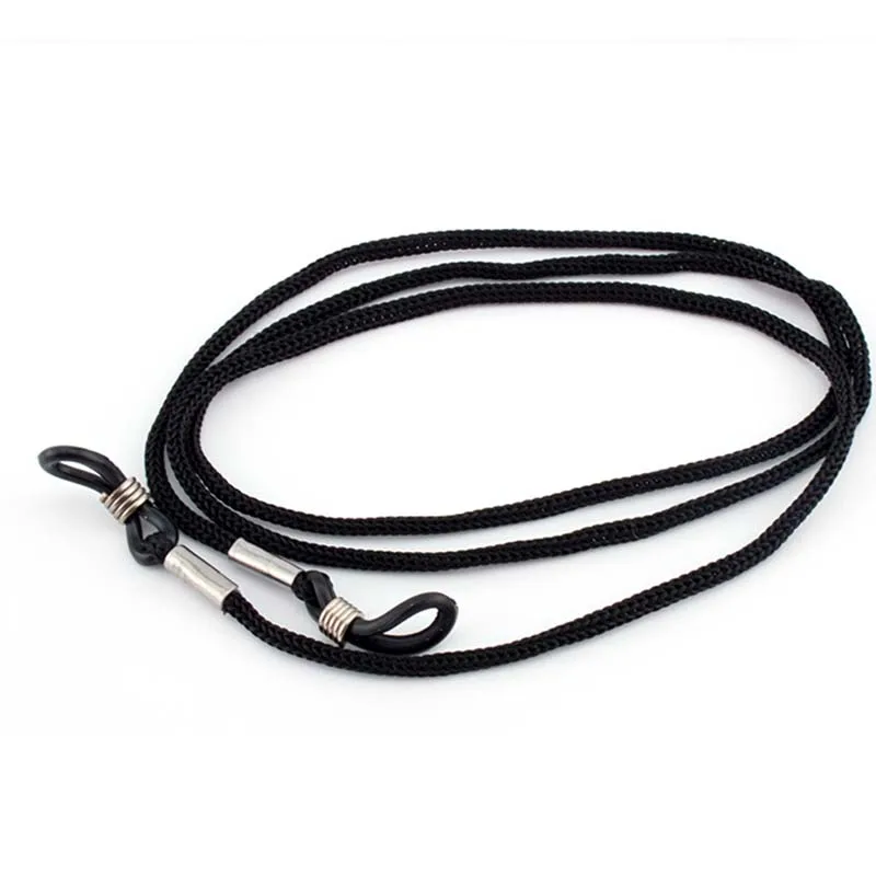 12 Pcs Glasses String Black Nylon Cord Eyeglass Holder Sunglass Eyewear Glasses Neck String Strap