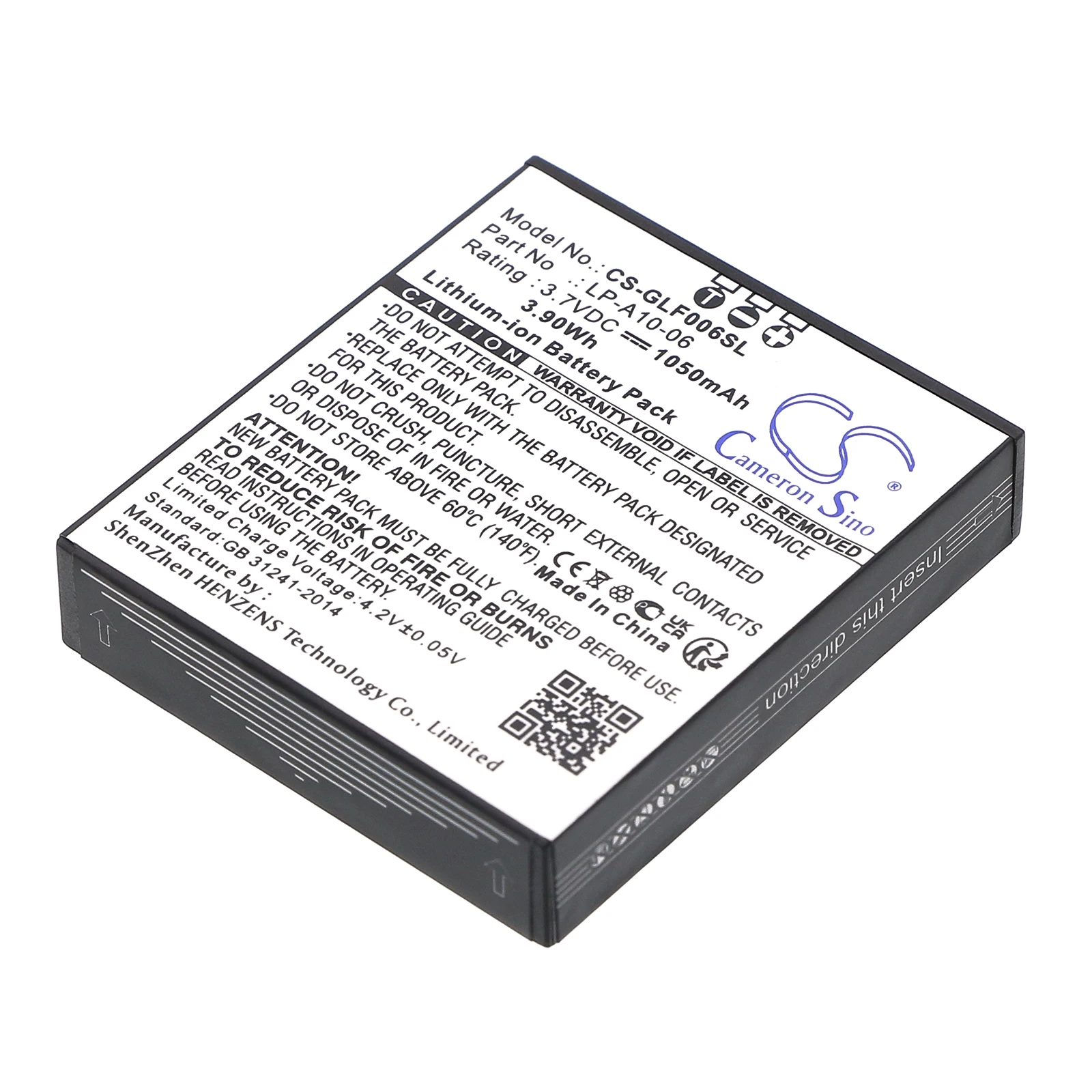

Cameron Sino 1050mAh Battery LP-A10-06, LP-A11-08 for Golf Buddy DSC-GB002, Pro, Pro Tour, Tour