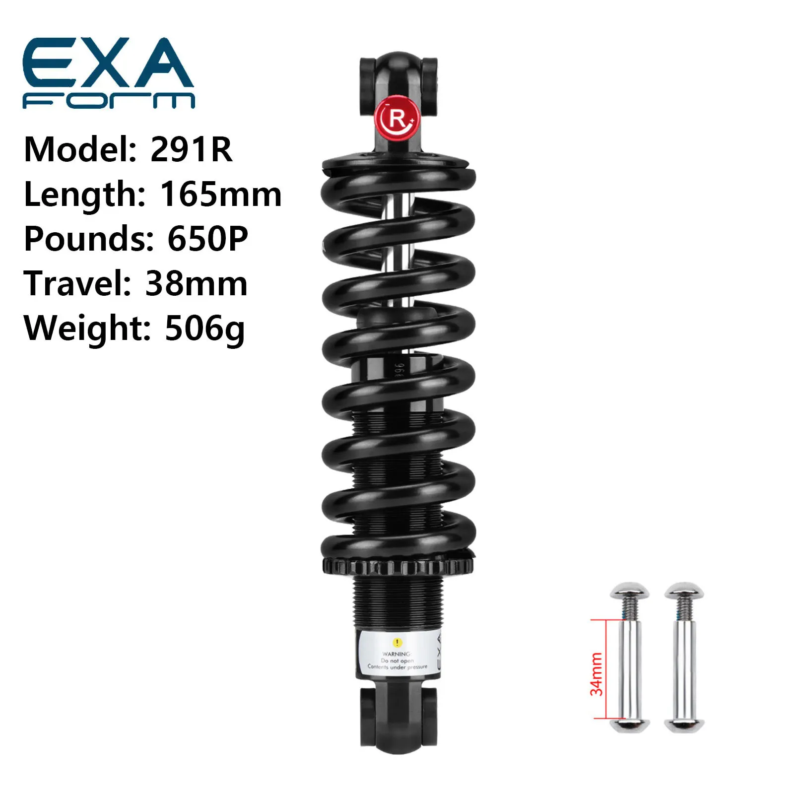 125mm 150mm 165mm 190mm Exa 291r Shock Absorber Suspension Spring