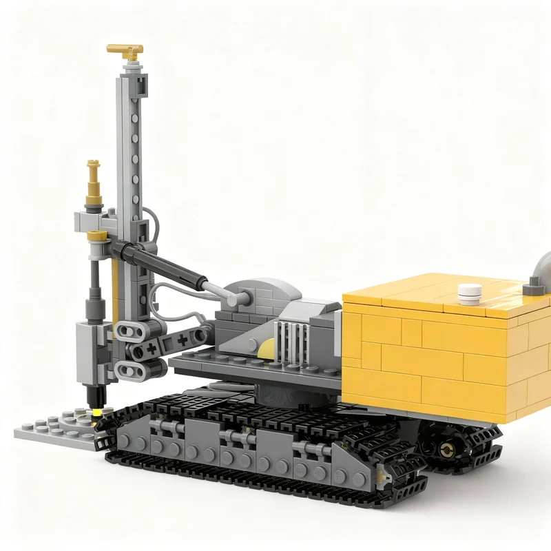 385pcs MOC Gyrotron Maser Drilling Rig City Construction Model Building Blocks Christmas Gift Construction Idea Birthday Brick