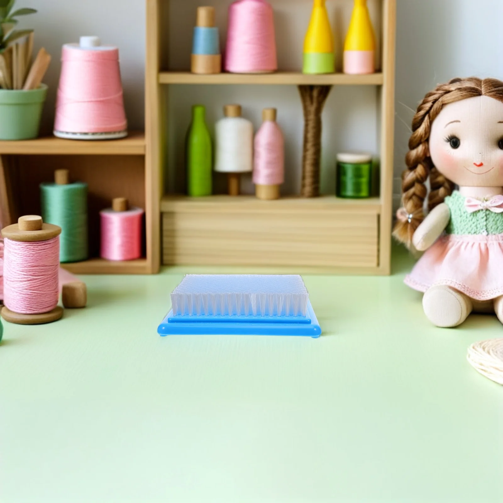 

2Pcs Needle Felting Workbench Brush Mats Stable Nylon Felting Tool Kit Wool Rug Brush Needlework Supplies DIY Craft Accessories