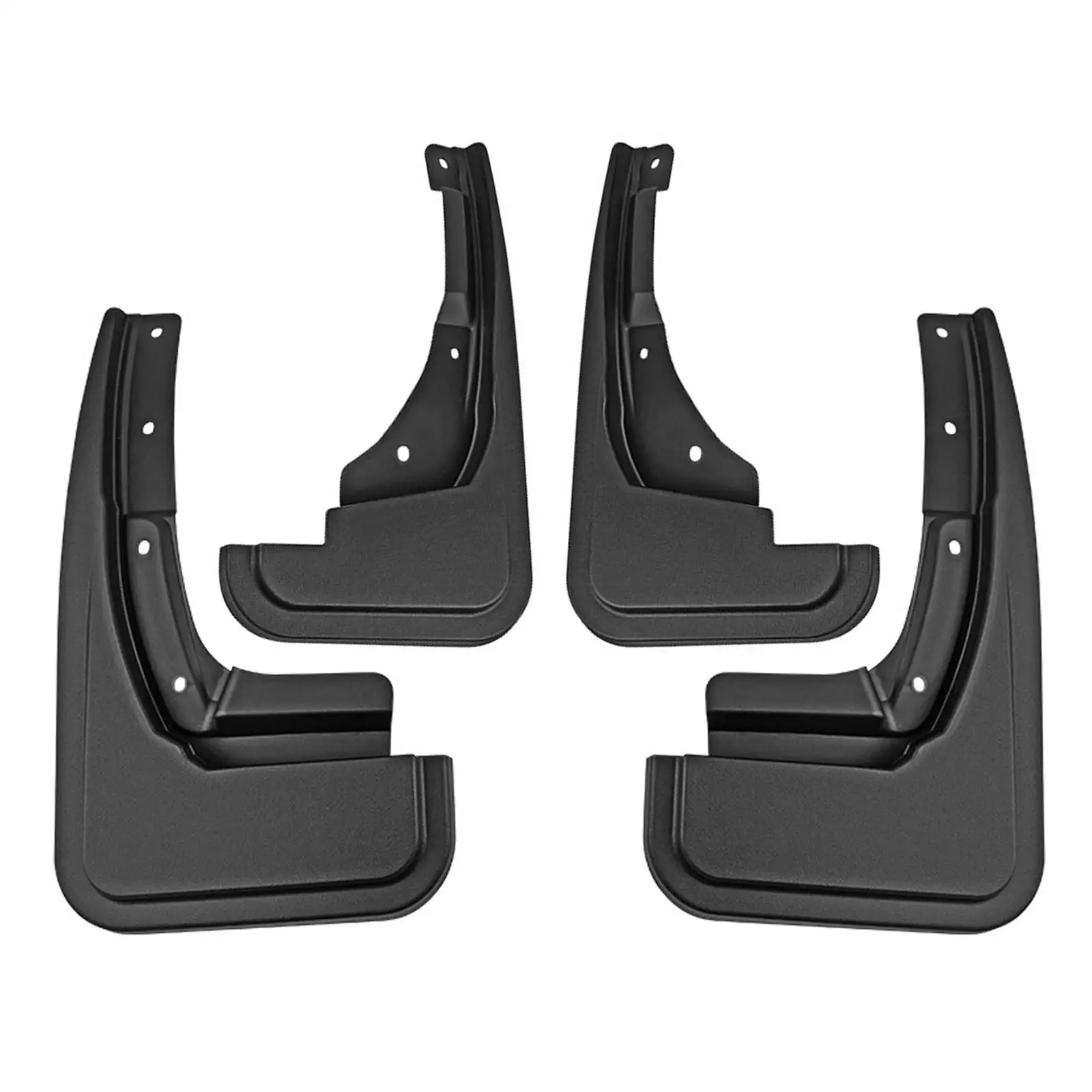 4Pcs Front and Rear Mud Flaps No Collision Splash Guards for Ford 2023 Easily to