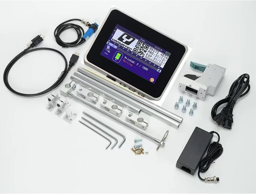 

12.7mm 28 languages automatic coding machine mask Online Inkjet Printer Thermal Inkjet TIJ Printer for automatic conveyor belt