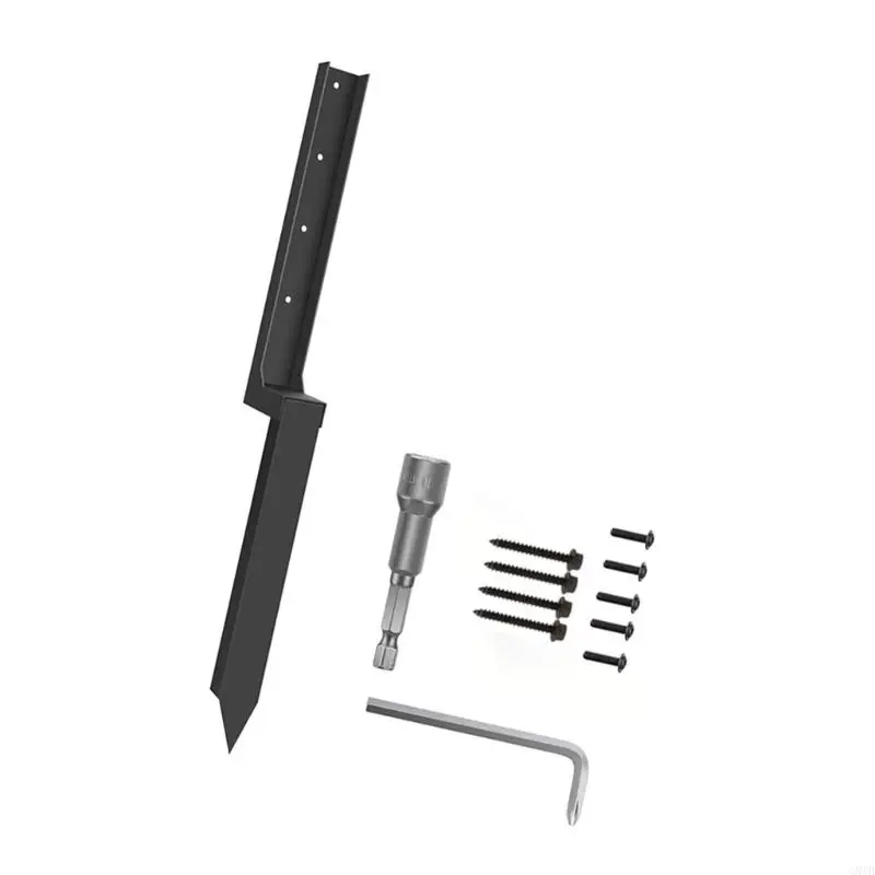 G8TB Spesso pesante Post Repair Fence Post Stakes Anchors Spikes