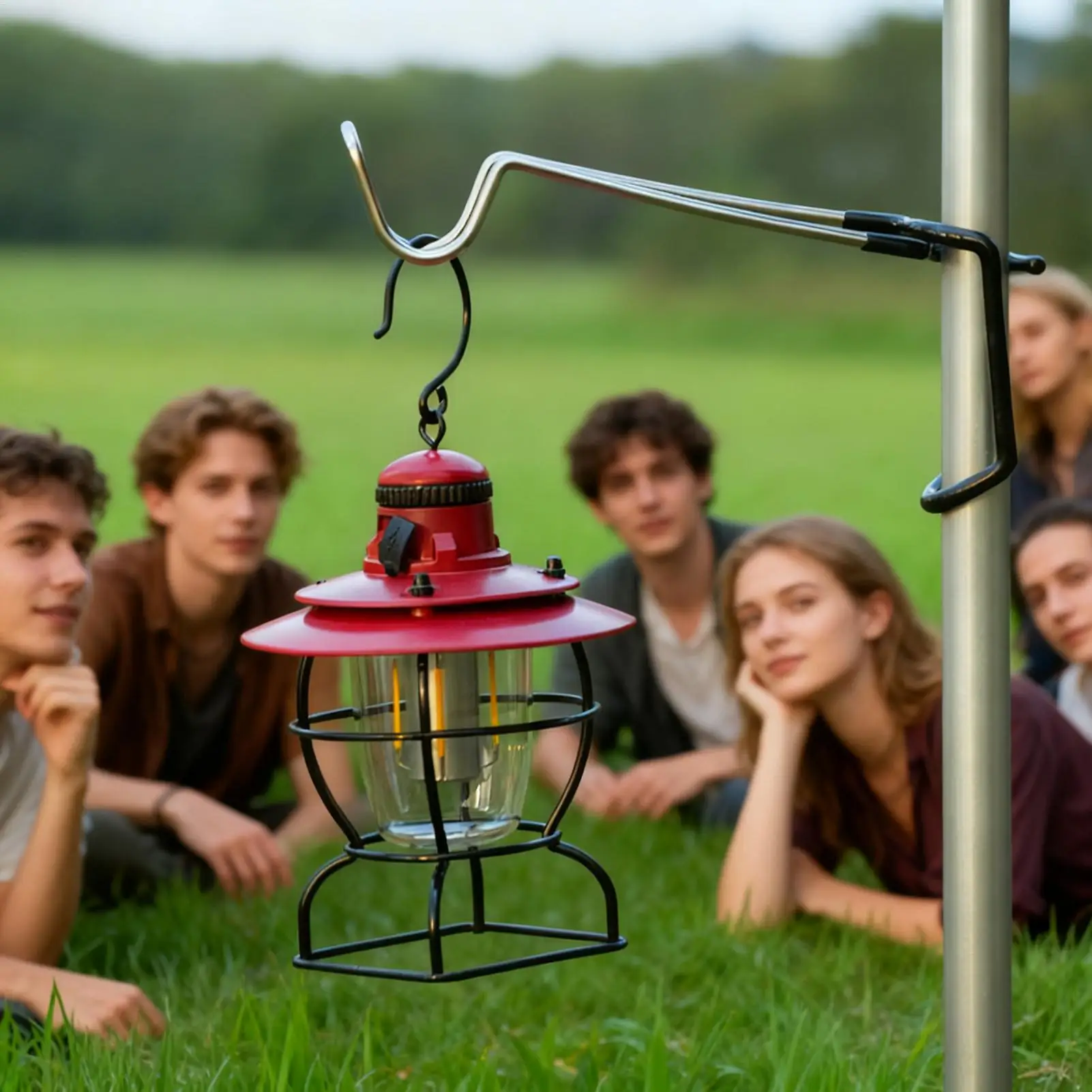 

Крючки для фонарей, держатель уличной лампы, кронштейн, экономия места, вешалка для походной лампы для уличного сада, пешего туризма, пикника, двора, забора, патио