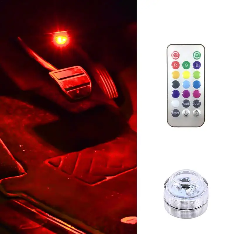 Under Car Neon Light Kit Wireless Music Sync Color Change Car Footlights Remote Control Automotive Atmosphere Lights For Car