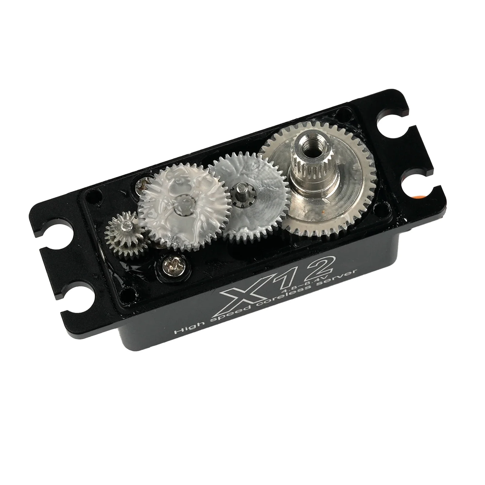 X12 Short Body Coreless Servo 12KG 25T Steering Arm Stainless Steel Gear Digital Full Metal Servo for 1/8 1/10 RC Model Car Boat