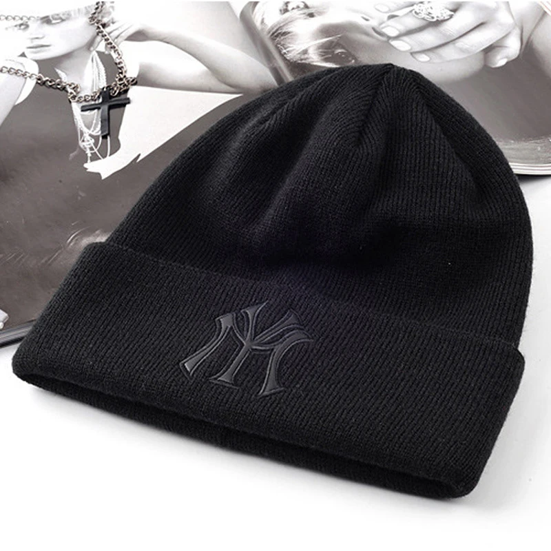 Winter Hats for Women Men Beanies Knitted Hat Girls Autumn Female Caps Bonnet Unisex Warm Solid Beanie Hat Brand Dropshipping