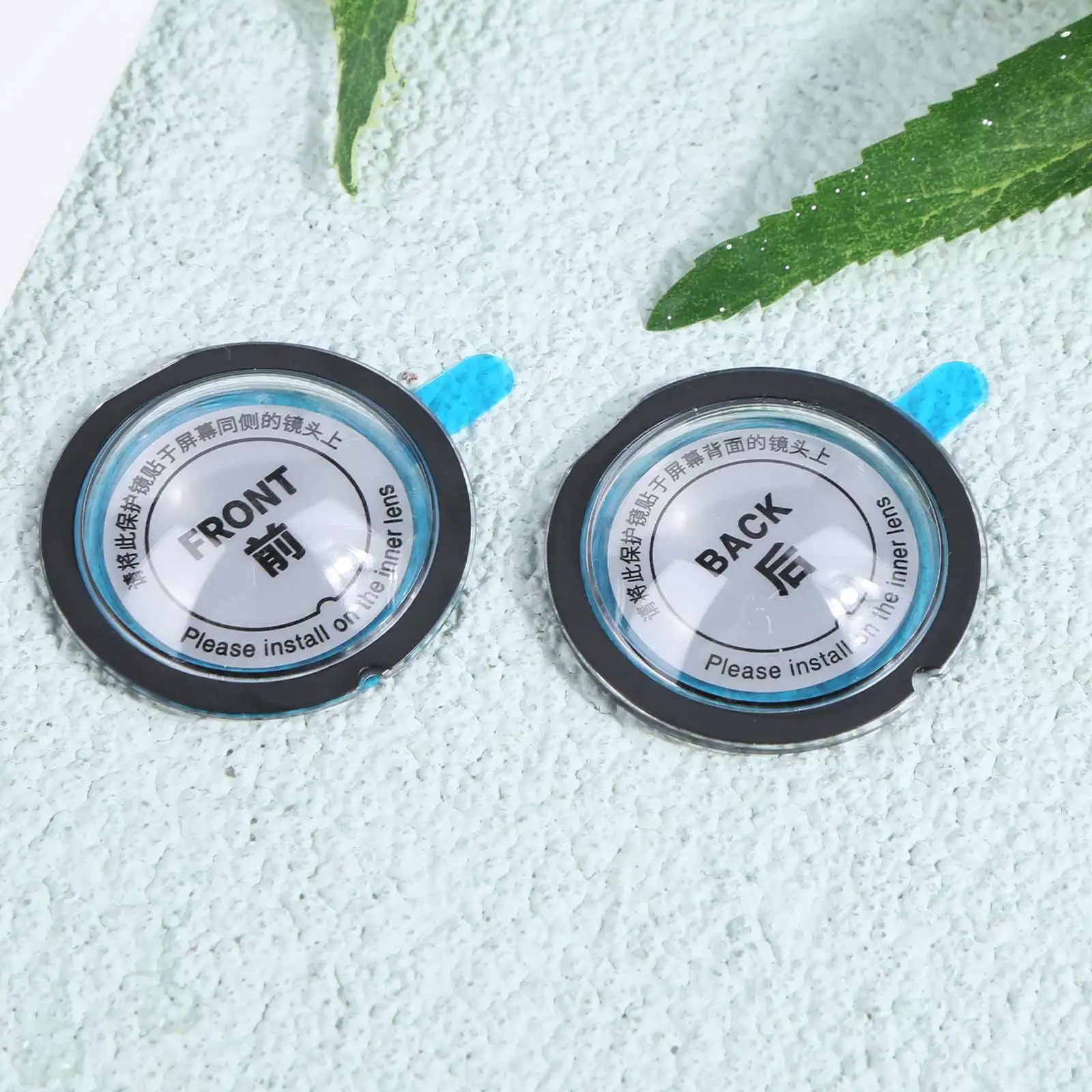 2Pcs Front & Rear Camera Lens Protection Cover Fit for Insta360 X3 PC Protective Cover for Tesla Model Y Juniper/Model YL 25-26 view 5