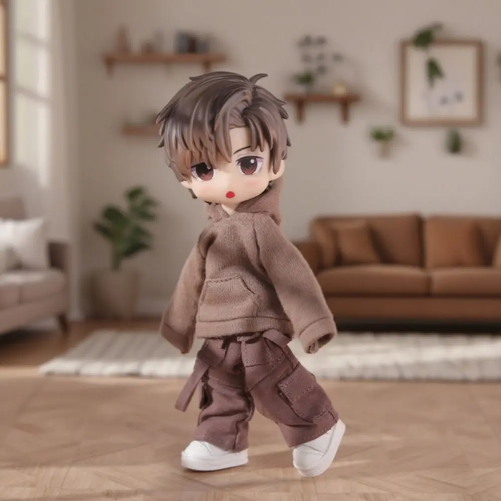 ファッションパーカートップスカジュアルウェアギフト服 3 色服アクセサリー 1/11 ob11 人形用 1/12 Bjd 人形用