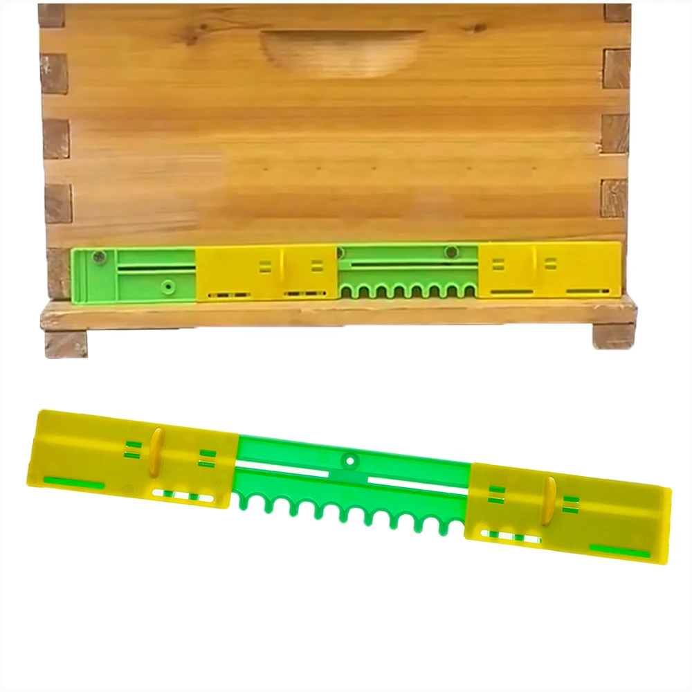 Beehive Entrance Reducer With Slider Plastic Adjustable Increase Or Decrease Prevent Intruders Keep Secure Transport Or Winter