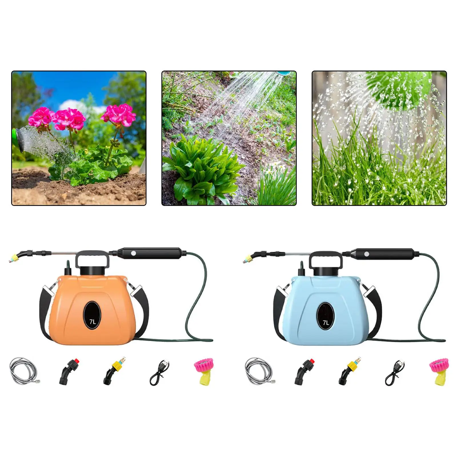 

7L Electric Sprayer Potable Garden Sprayer Watering Spray Bottle Plant Watering
